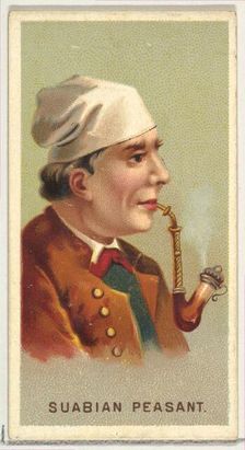 Suabian Peasant, from World's Smokers series (N33) for Allen & Ginter Cigarettes, 1888. Creator: Allen & Ginter