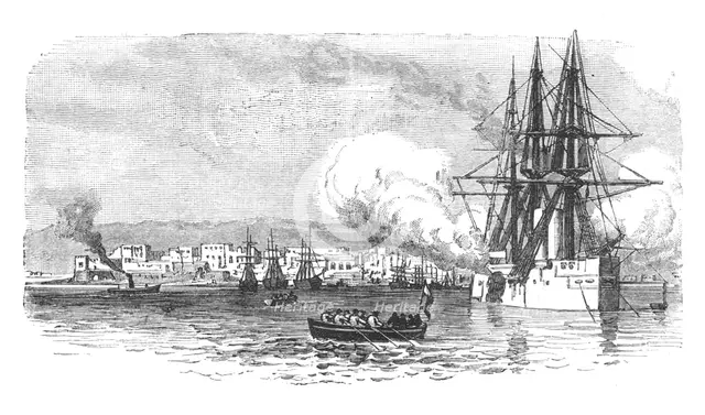 'Suakim, from the Sea', c1885. Artist: Unknown.