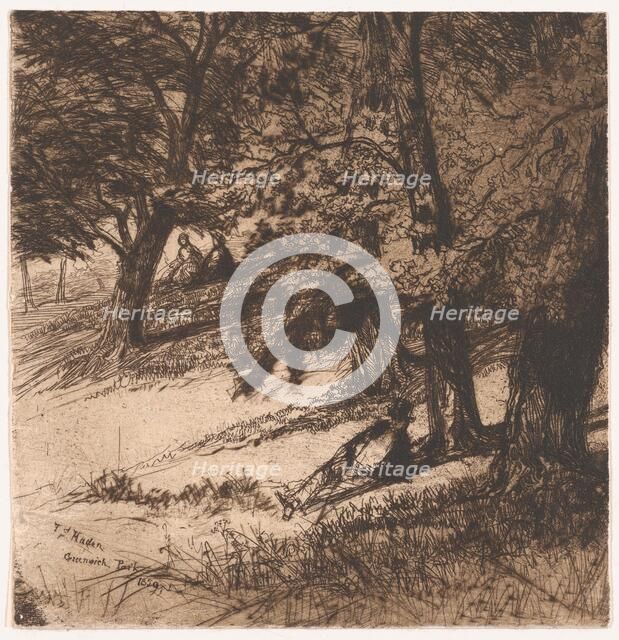 Sub Tegmine..., 1859., 1859. Creator: Francis Seymour Haden.