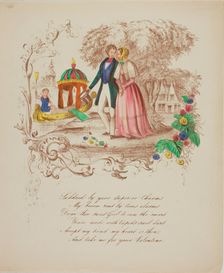 Subdued by Your Superior Charms (valentine), c. 1842. Creator: Unknown