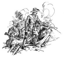 Subduing The Matabele c1929. Creators: Howard Davie, Harry Payne