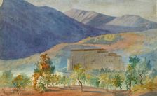 Subiaco, Rocca Abbaziale, 1830-1873. Creator: Robert Wilhelm Ekman