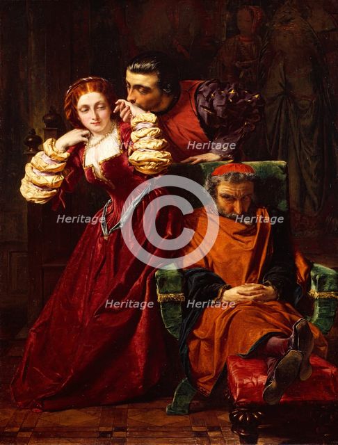Subject from "Two Gentlemen of Verona", 1857. Creator: Alfred Elmore.