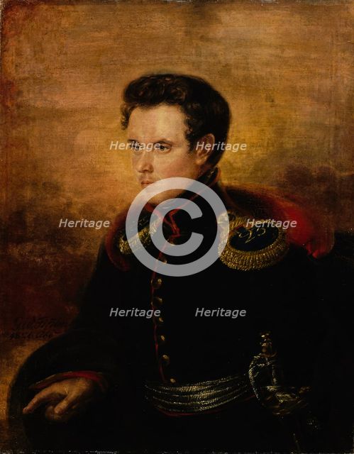 Sublieutenant Anton af Tengström, 1826. Creator: Gustaf Wilhelm Finnberg.