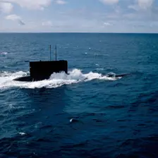 Submarine, Falklands War, 1982. Creator: Luis Rosendo