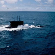 Submarine, Falklands War, 1982. Creator: Luis Rosendo
