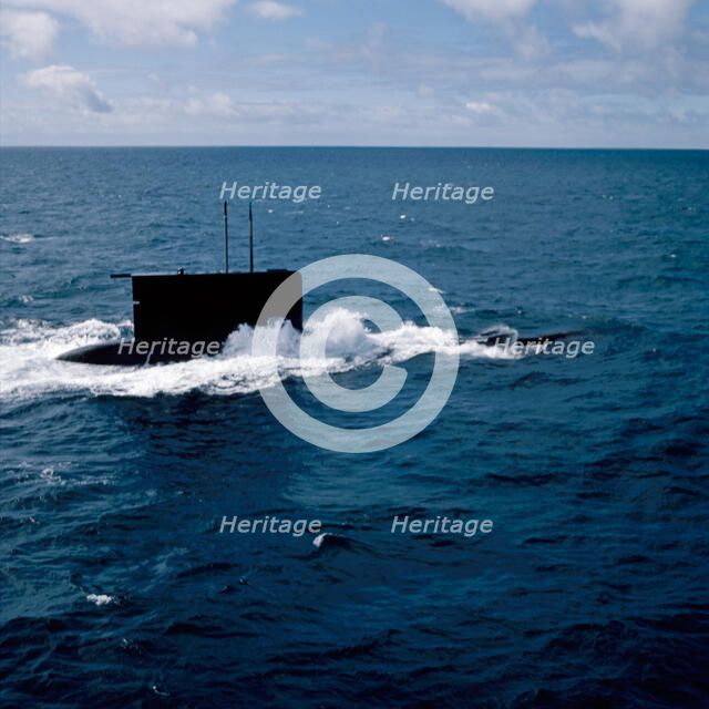 Submarine, Falklands War, 1982. Creator: Luis Rosendo.