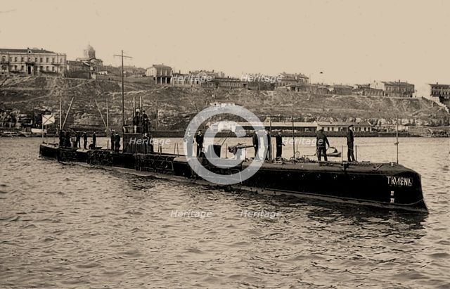 Submarine Tyulen in Sevastopol, 1915.