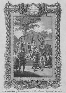Submission of the Britons to the Roman Emperor Claudius c1787