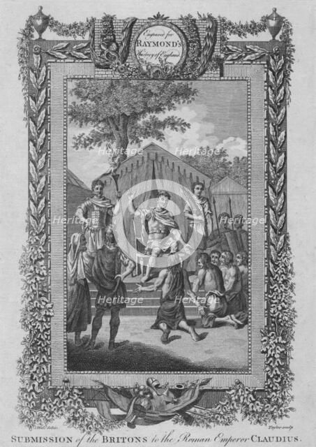 'Submission of the Britons to the Roman Emperor Claudius', c1787. Artist: Unknown.