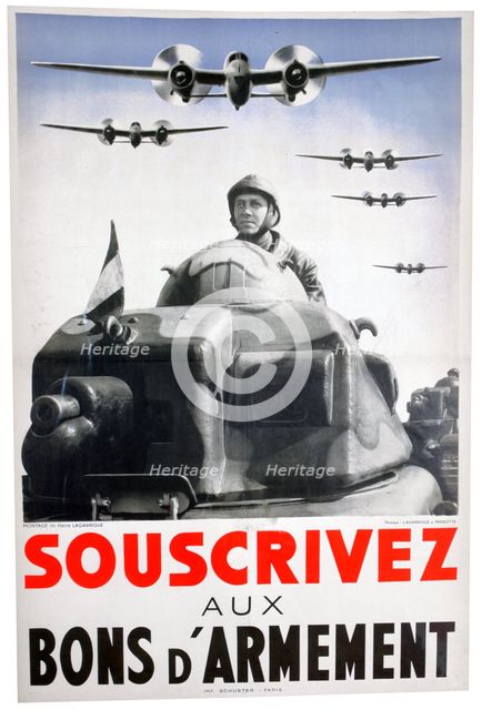 'Subscribe for War Bonds', 1939.  Artist: Pierre Lagarrigue