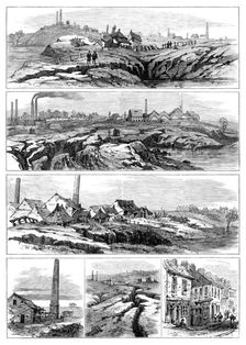 Subsidence of land at the Northwich Salt-Mines, 1881. Creator: Unknown
