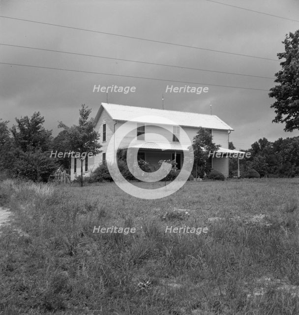 Substantial looking tobacco farm, Person county, North Carolina, 1939. Creator: Dorothea Lange.