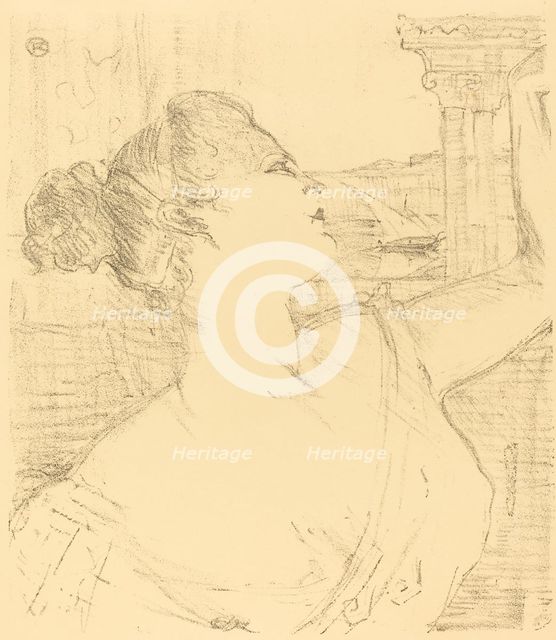 Subra of the Opera? (Subra, de l'opéra?), 1896. Creator: Henri de Toulouse-Lautrec.
