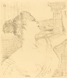 Subra of the Opera? (Subra, de l'opéra?), 1896. Creator: Henri de Toulouse-Lautrec