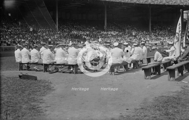 Subway band, (1917?). Creator: Bain News Service.