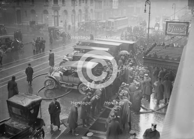 Subway fire, 1/6/15, 1915. Creator: Bain News Service.