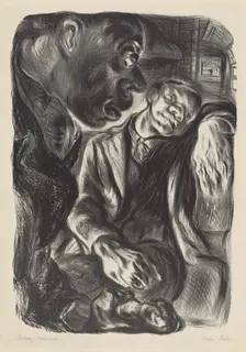 Subway Scene, ca.1935 - 1943. Creator: Nan Lurie