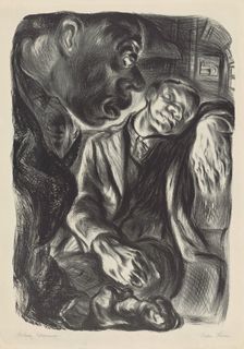 Subway Scene, ca.1935 - 1943. Creator: Nan Lurie
