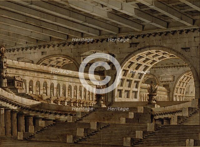 Subterranean Mausoleum, 1780/1790. Creator: Pietro Gonzaga.