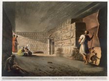 Subterranean Chamber near the Pyramids at Giza 1802. Artist: Thomas Milton