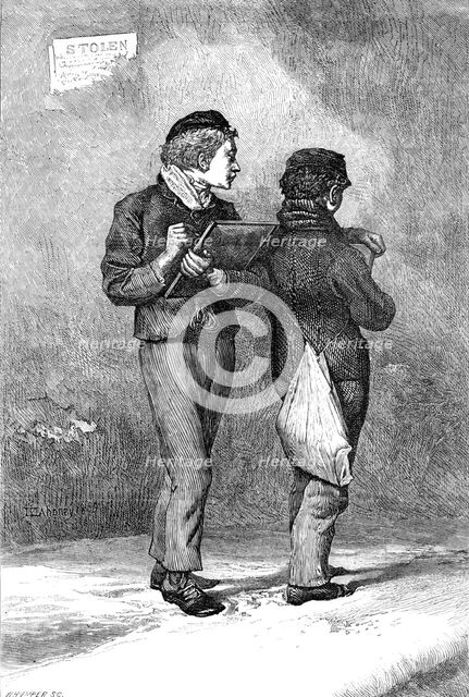 "Subtraction," by J. Mahoney, 1870. Creator: Josiah Wood Whymper.