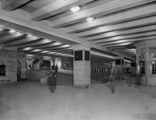 Suburban concourse with ramp, Grand Central Terminal, N.Y. Central Lines, New York, c1910-1920. Creator: Unknown