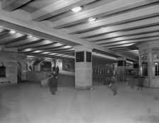 Suburban concourse with ramp, Grand Central Terminal, N.Y. Central Lines, New York, c1910-1920. Creator: Unknown