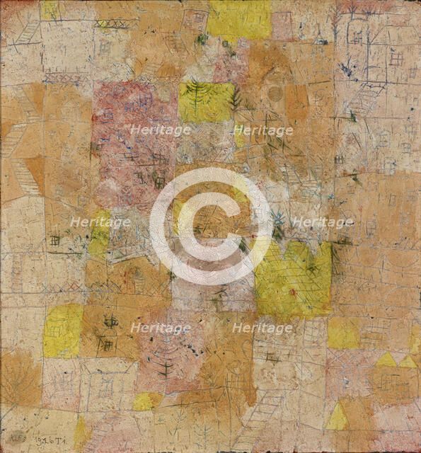 Suburban Idyll, 1926. Creator: Klee, Paul (1879-1940).