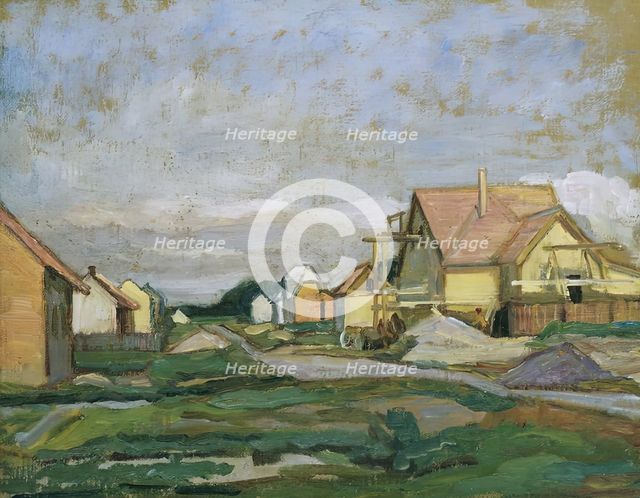 Suburban settlement, undated. (c1920s) Creator: Johanna Kampmann-Freund.