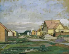 Suburban settlement, undated. (c1920s) Creator: Johanna Kampmann-Freund