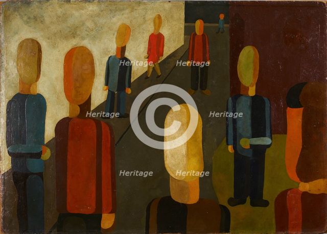 Suburban Street, 1930. Creator: Seiwert, Franz Wilhelm (1894-1933).