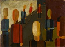 Suburban Street, 1930. Creator: Seiwert, Franz Wilhelm (1894-1933)