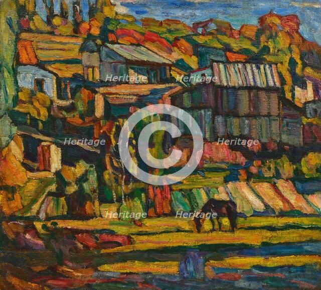 Suburbs of Kiev, c1918. Creator: Manievich (Manevich), Abraham (Abram) (1883-1942).