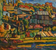 Suburbs of Kiev, c1918. Creator: Manievich (Manevich), Abraham (Abram) (1883-1942)