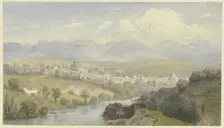 Suburbs of Segovia, 19th century. Creator: Karl Peter Burnitz