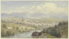 Suburbs of Segovia, 19th century. Creator: Karl Peter Burnitz