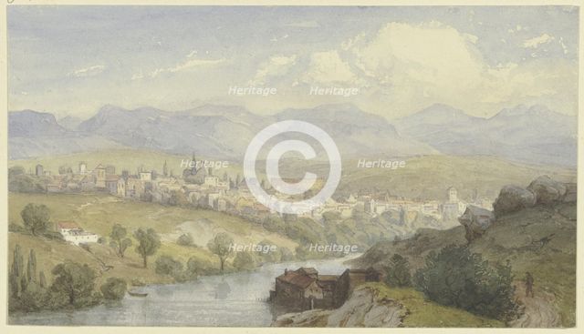 Suburbs of Segovia, 19th century. Creator: Karl Peter Burnitz.