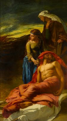 Succouring the Wounded, 1861. Creator: Paul Falconer Poole