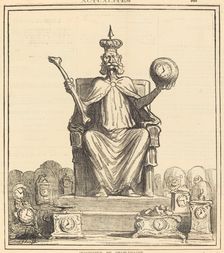 Successeur de Charlemagne, 1871. Creator: Honore Daumier