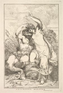 Successful Monster (from Fifteen Etchings Dedicated to Sir Joshua Reynolds), December 8, 1778. Creator: John Hamilton Mortimer