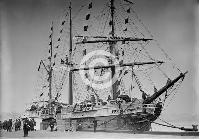 SUCCESS, Convict ship, between c1910 and c1915. Creator: Bain News Service.