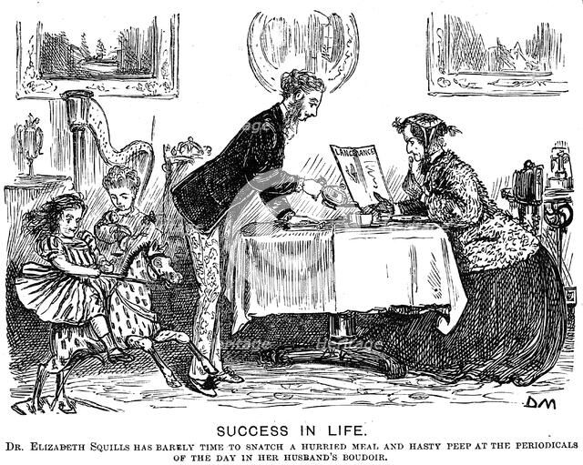 'Success in Life', 1867. Artist: George du Maurier
