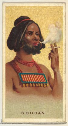 Sudan, from World's Smokers series (N33) for Allen & Ginter Cigarettes, 1888. Creator: Allen & Ginter