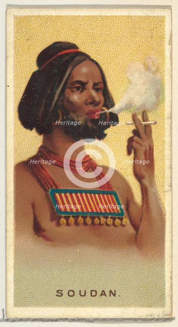 Sudan, from World's Smokers series (N33) for Allen & Ginter Cigarettes, 1888. Creator: Allen & Ginter.