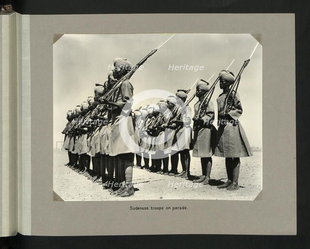 Sudanese troops on parade, 1964. Creators: Colonial Office, Unknown.