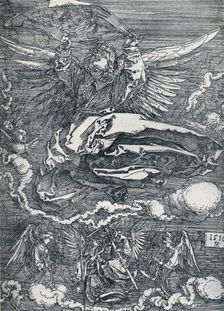 Sudarium Displayed by an Angel 1516 (1906). Artist: Albrecht Durer