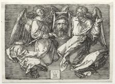 Sudarium Displayed by Two Angels. Creator: Albrecht Dürer (German, 1471-1528)