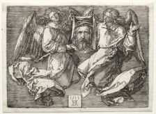 Sudarium Displayed by Two Angels. Creator: Albrecht Dürer (German, 1471-1528)