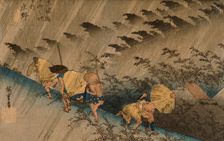 Sudden Shower at Shono, 19th century. Creator: Ando Hiroshige